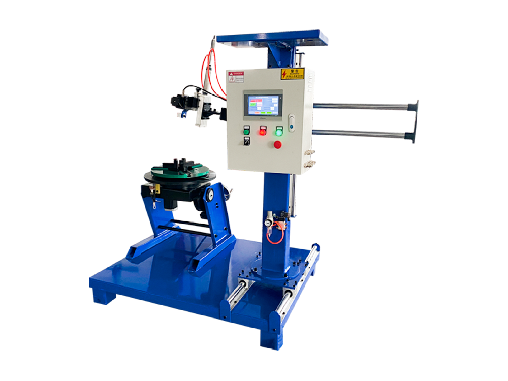 Automatic pipe flange welding machine