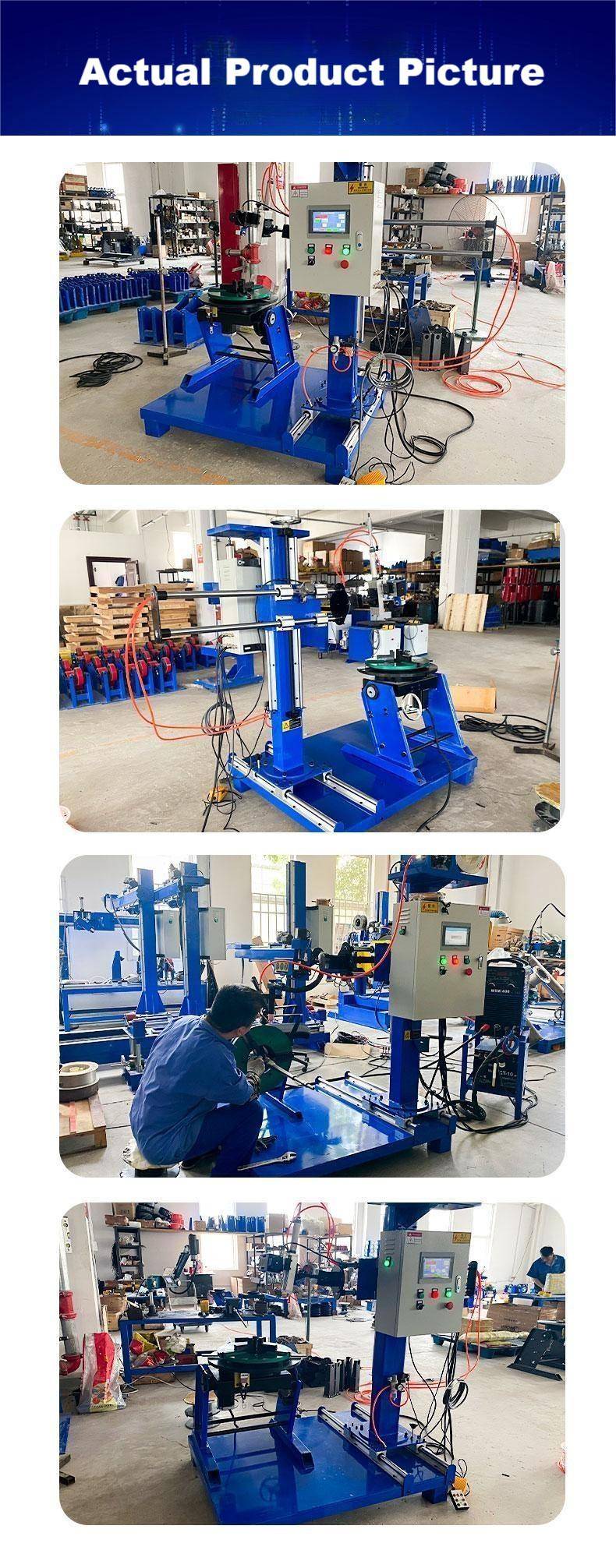 application picture of Flange tube welding machine