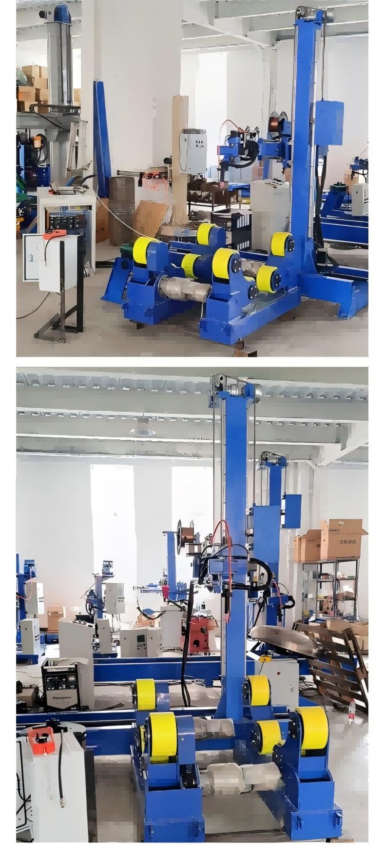 10T self adjustment welding rollers work with welding manipulator