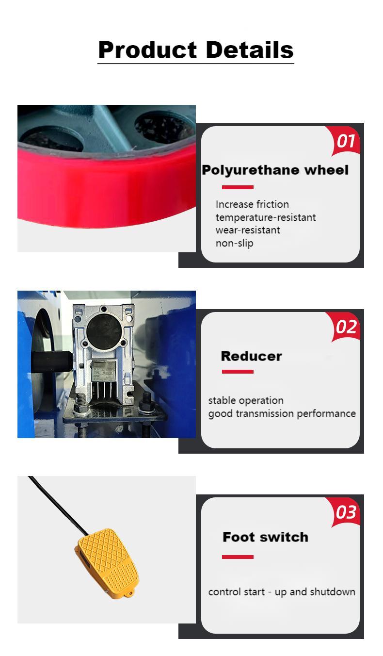 welding rollers with polyurethane wheel and reducer