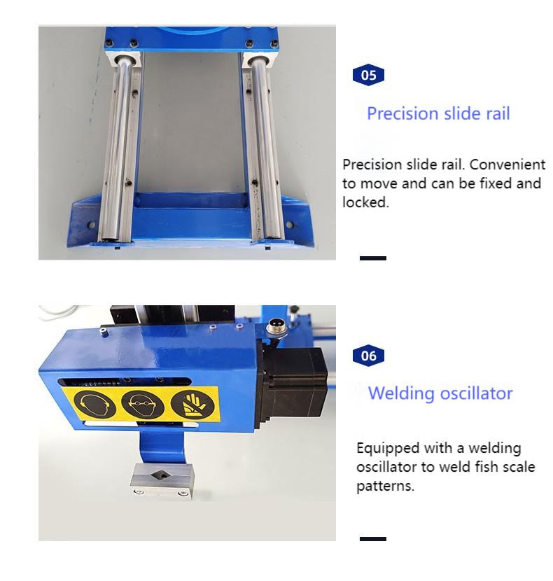 welding oscillator and precision slide rail