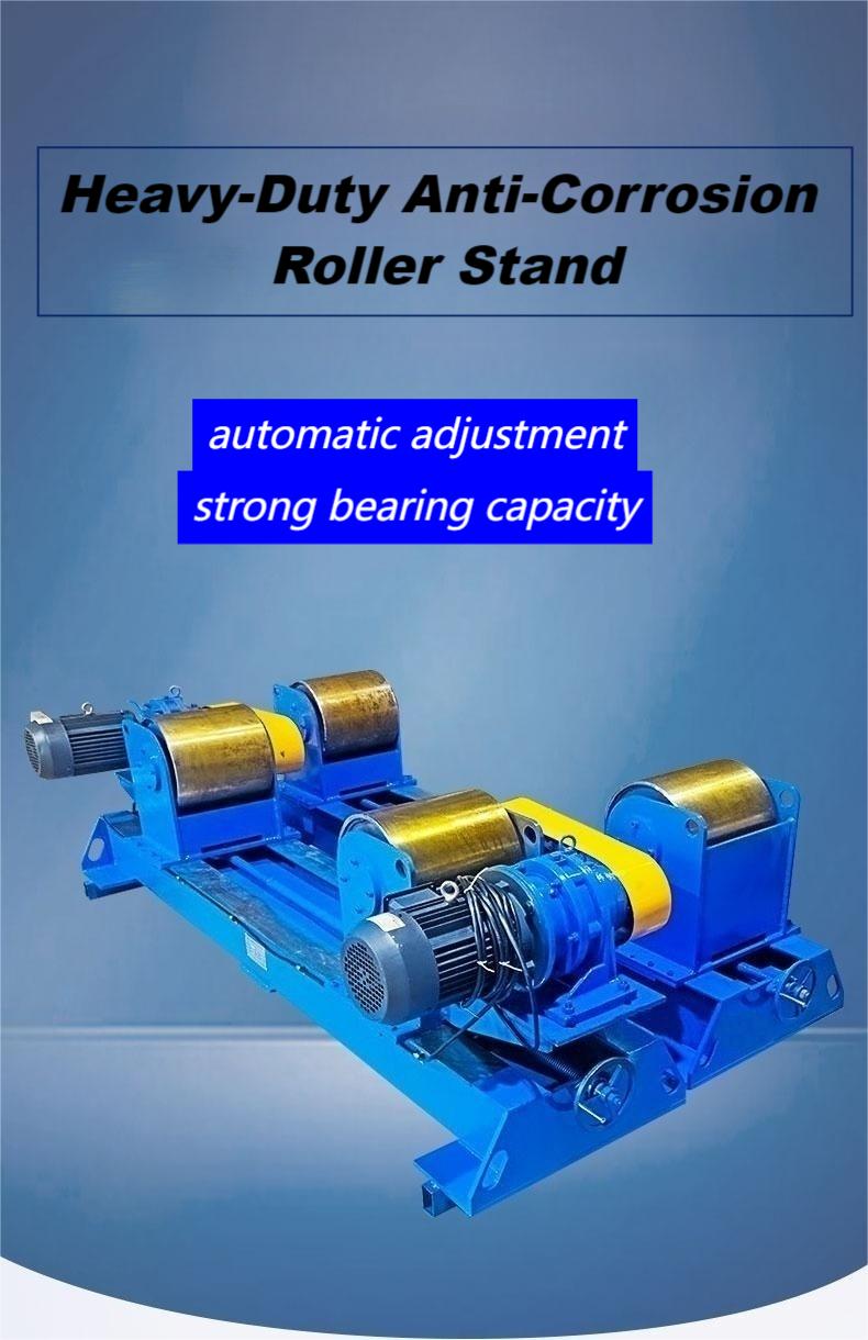 Self-adjusting anti-corrosion welding roller frame