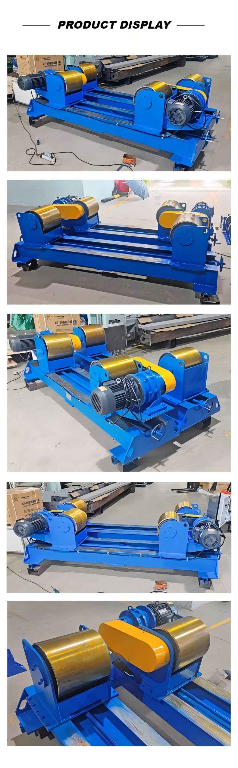 20T adjustment welding rollers display